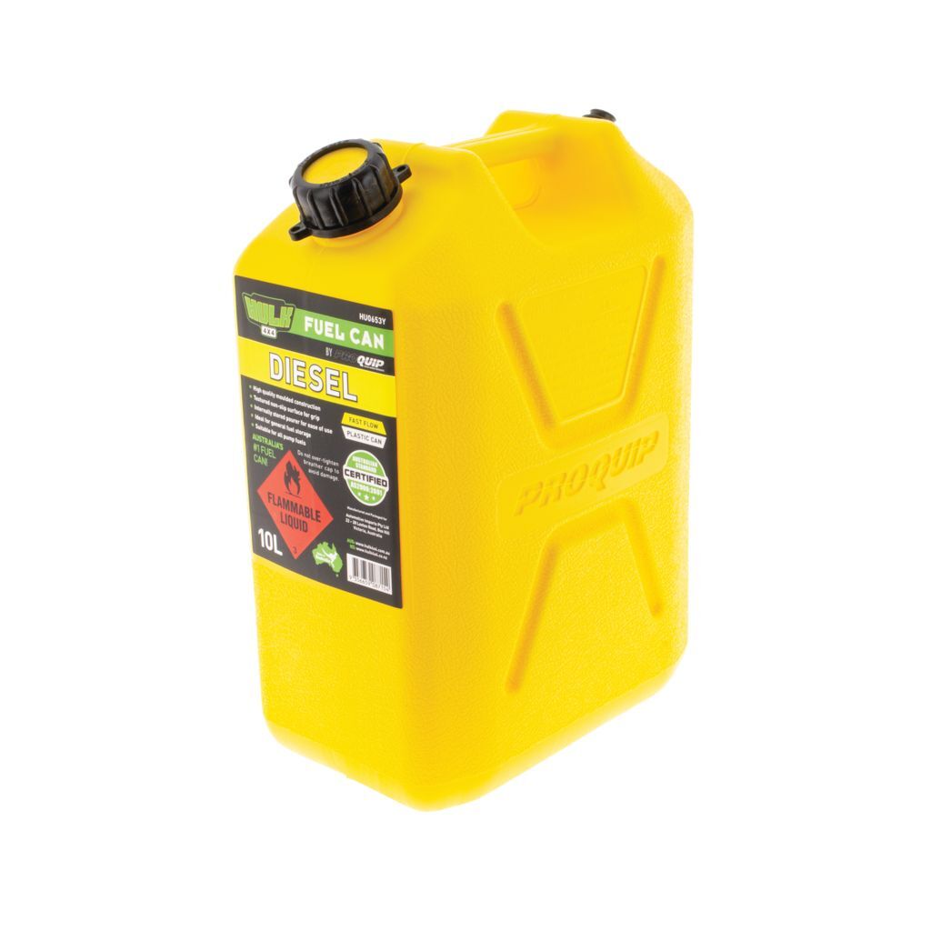 Fast Flow Plastic Fuel Can - Diesel 10 Litre