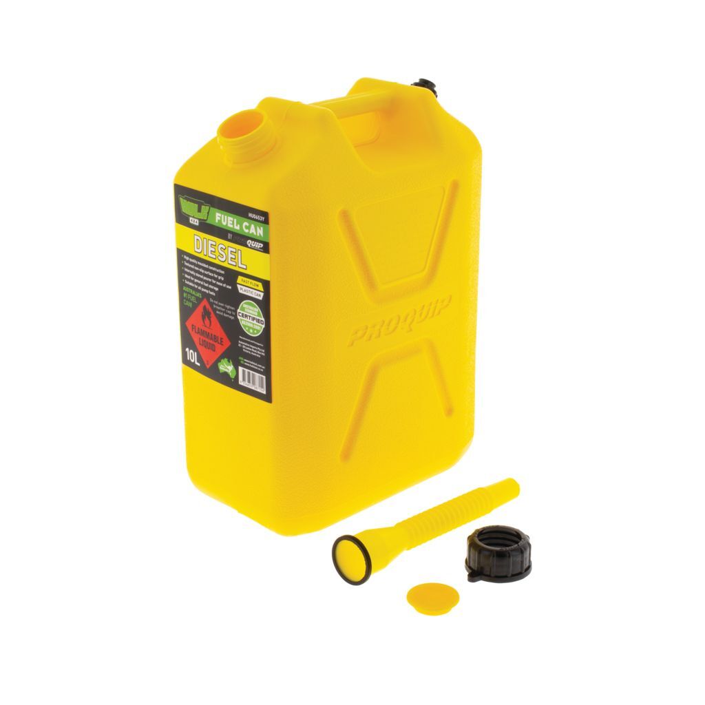 Fast Flow Plastic Fuel Can - Diesel 10 Litre