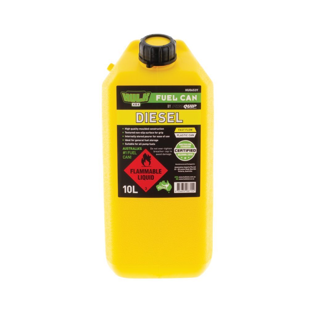 Fast Flow Plastic Fuel Can - Diesel 10 Litre