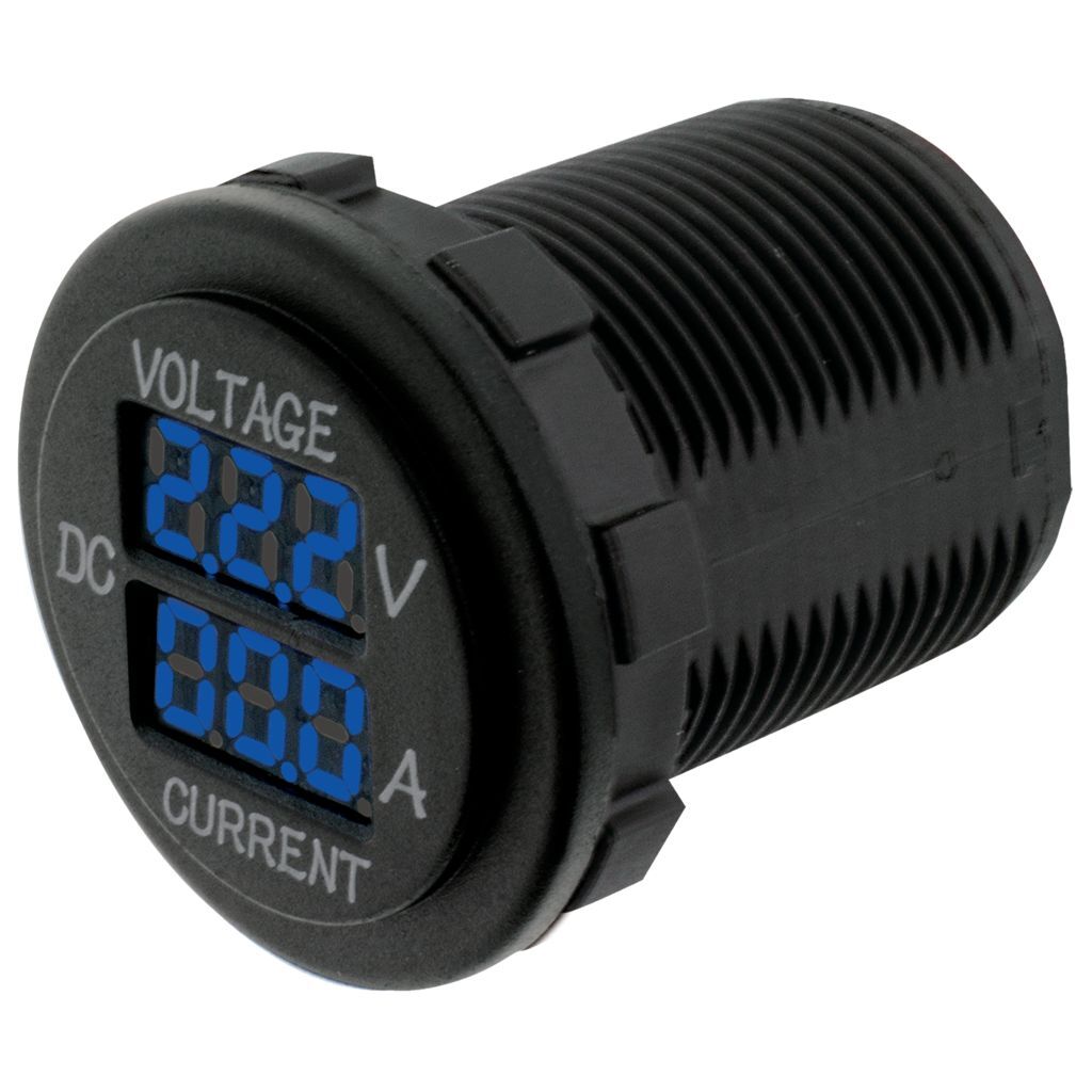 Dual Dc Voltmeter & Ammeter