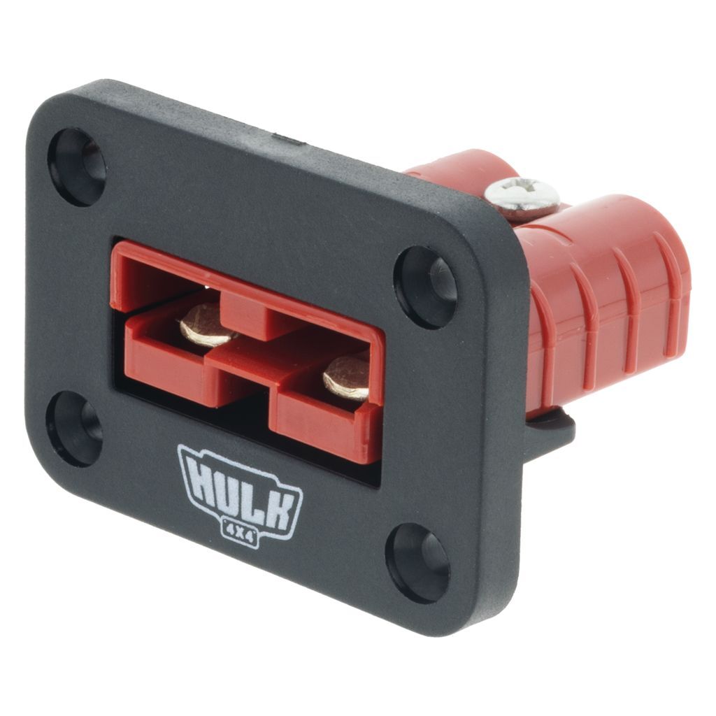 Single Flush Mount Housing With 50A Red Plug