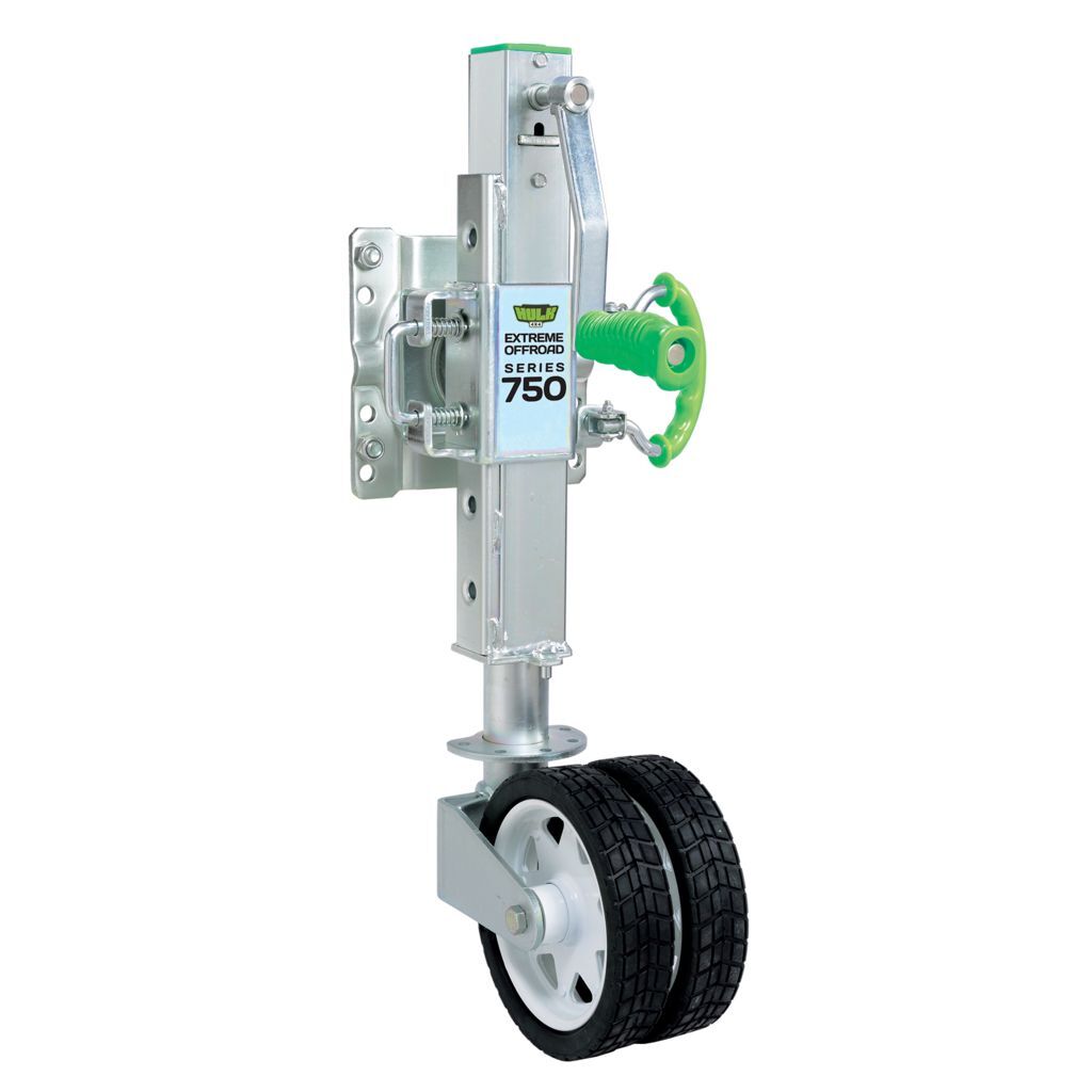 Off-Road Jockey Wheel 750Kg Rated Adjustable Height Dual