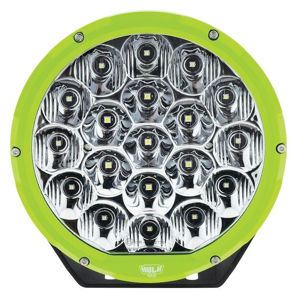 7" Round Led Driving Lamp Driving Beam (Green Bezel)