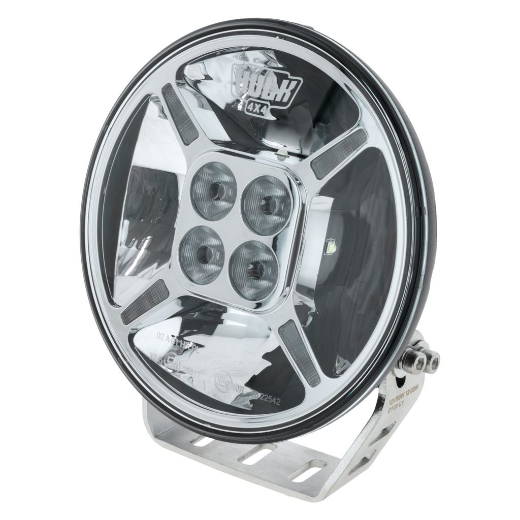 7" Round Led Driving Lamp Chrome