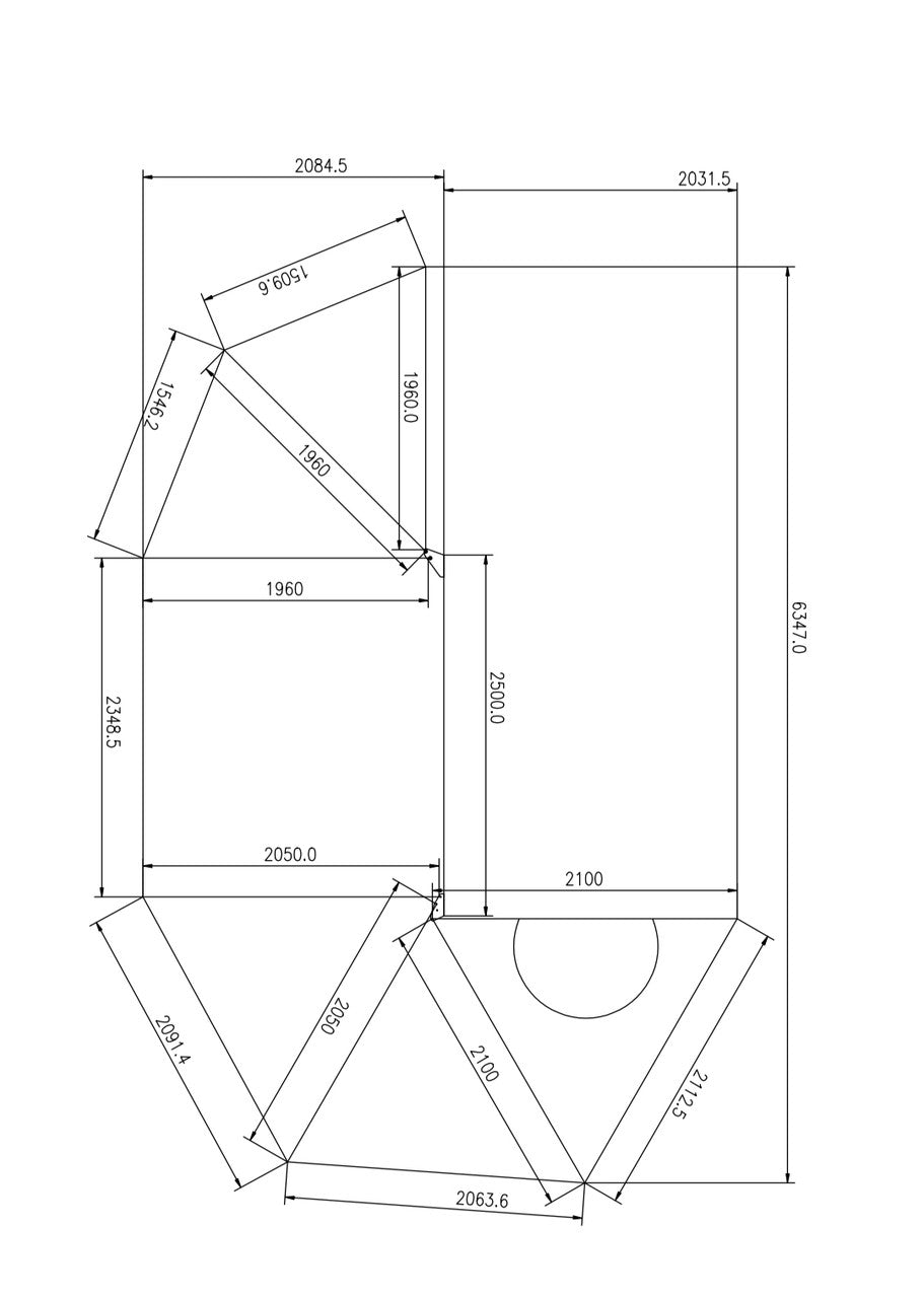 Platinum 2.5m 270 SEMI AUTOMATIC Opening Awning