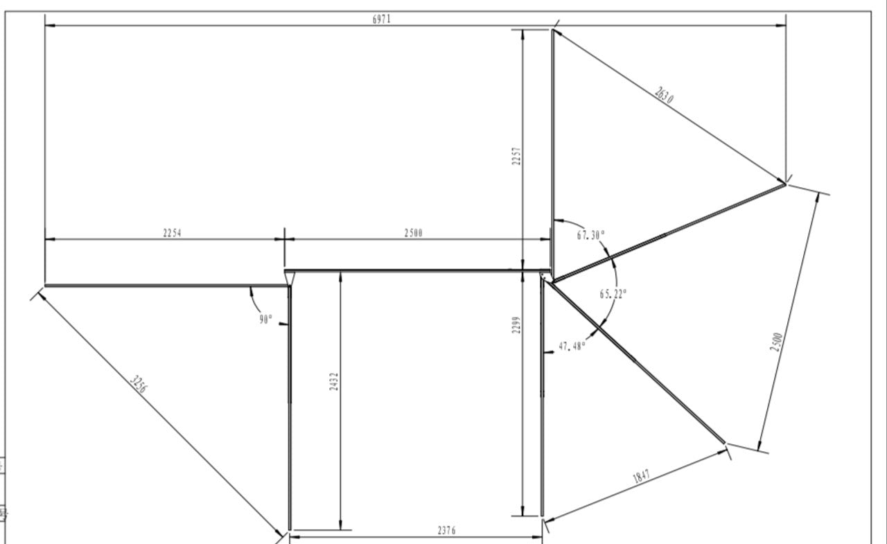 Quick Shade 2.5m 270 Freestanding Awning (LH)