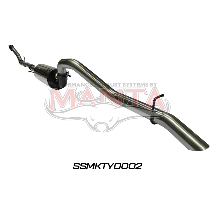 Hilux KUN26R 3.0L D4D 3in Muffler With Cat